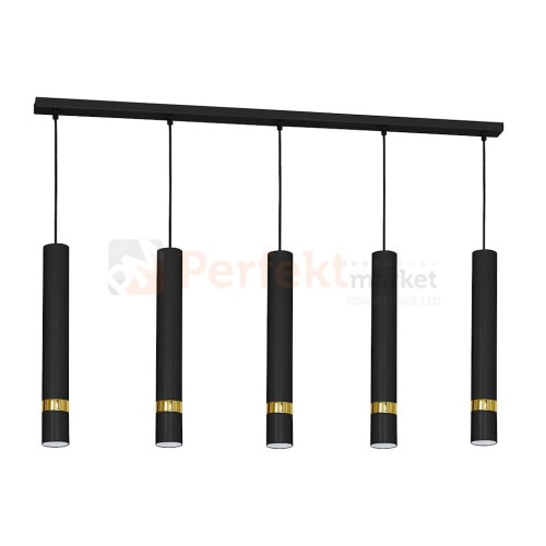 Lampa wisząca JOKER BLACK/GOLD 5xGU10 MLP6121