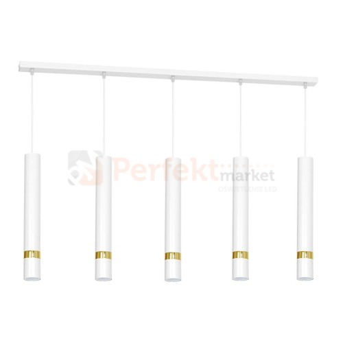 Lampa wisząca JOKER WHITE/GOLD 5xGU10 MLP6122