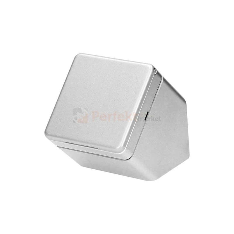 Gniazdo kuchenne biurowe narożne 1x230V 3680W srebrne z klapką IP44