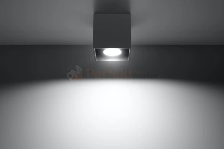 Plafon QUAD 1 Antracyt SL.0567 Sollux