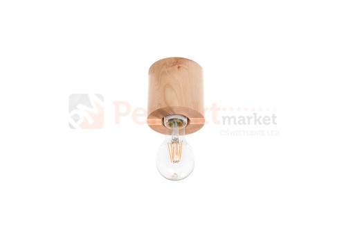 Plafon SALGADO naturalne drewno SL.0672 Sollux