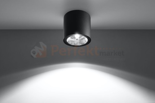 Plafon TIUBE czarny SL.0697 Sollux