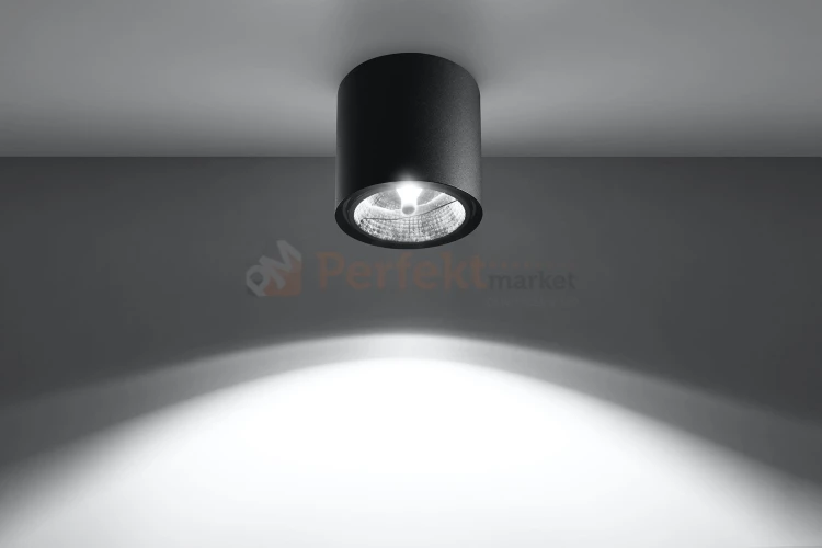 Plafon TIUBE czarny SL.0697 Sollux