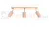 Plafon BERG 3 naturalne drewno SL.0703 Sollux