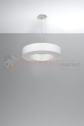 Żyrandol SATURNO SLIM 50 biały SL.0749 Sollux