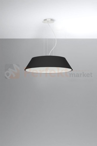 Żyrandol VEGA 60 czarny SL.0766 Sollux