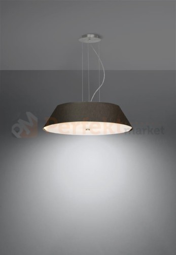 Żyrandol VEGA 60 czarny SL.0766 Sollux