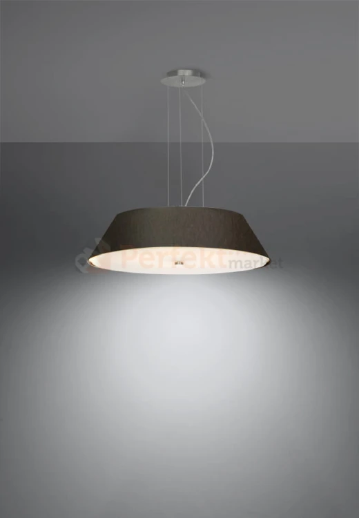 Żyrandol VEGA 60 czarny SL.0766 Sollux