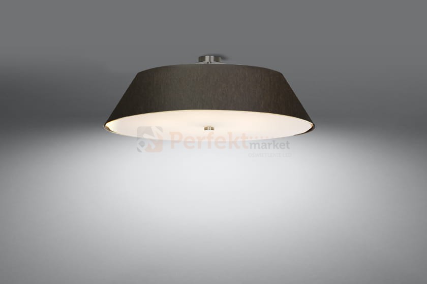 Plafon VEGA 60 czarny SL.0768 Sollux