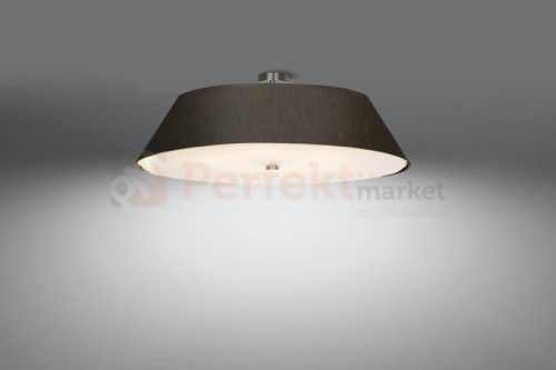 Plafon VEGA 60 czarny SL.0768 Sollux