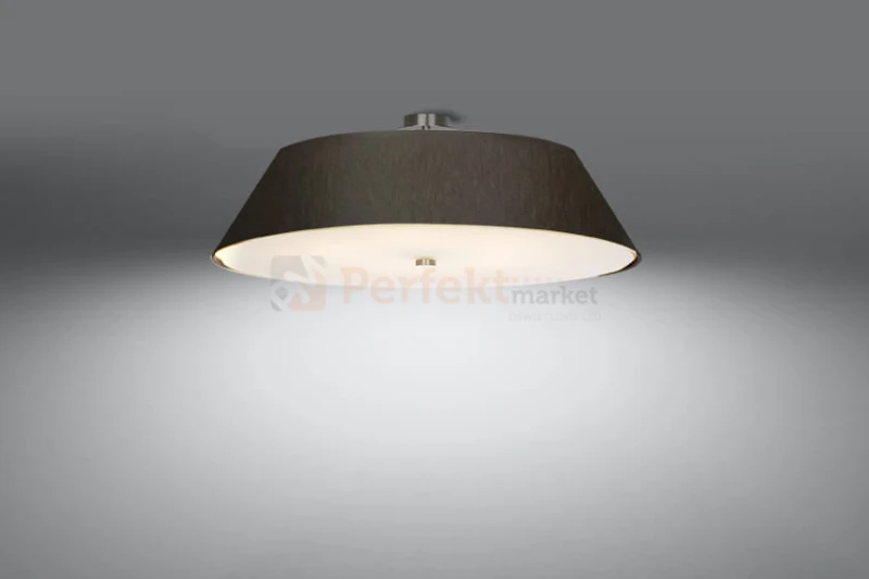 Plafon VEGA 60 czarny SL.0768 Sollux