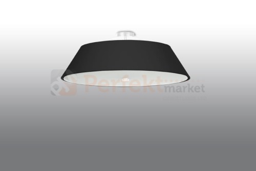 Plafon VEGA 60 czarny SL.0768 Sollux