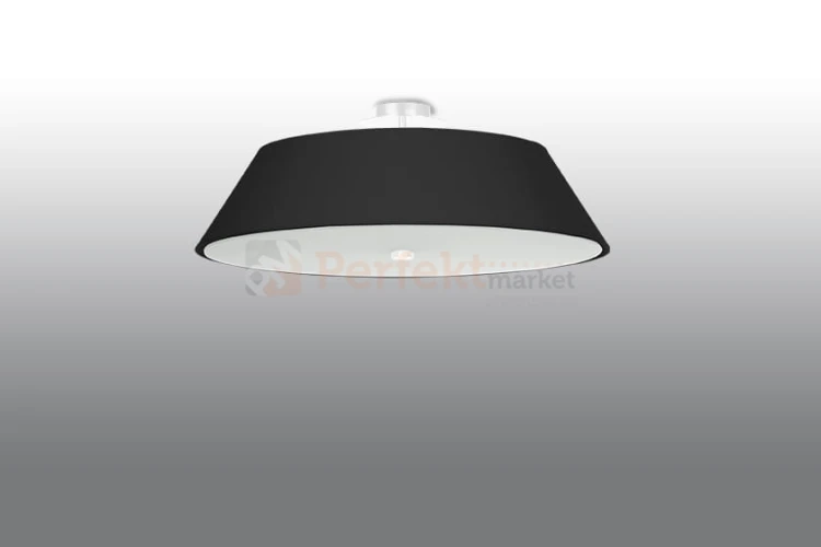 Plafon VEGA 60 czarny SL.0768 Sollux