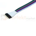 Złączka LED RGBW wtyk do kontrolera LED 5050 5 PIN perfktmarket gniazdo męskie