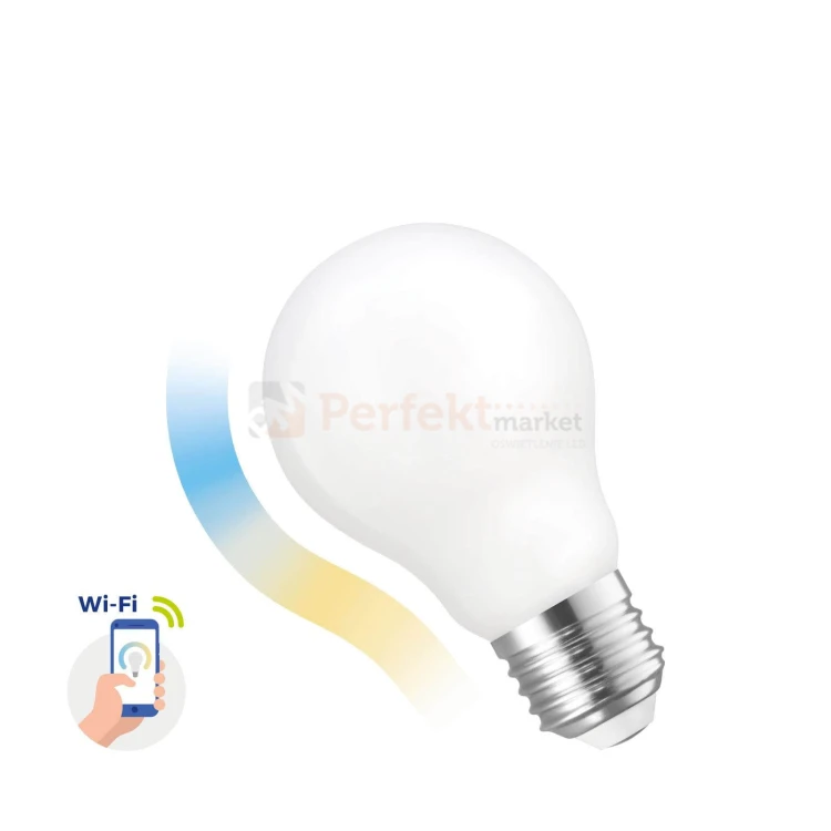 zarowka led smart wifi sterowana telefonem ściemnialna e27 5w milky cctWOJ14419.jpg
