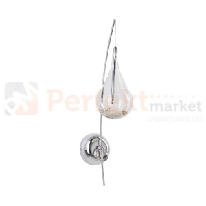 Kinkiet szklany Perle W0226-01A-F4RK wody kryształy