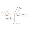 kinkiet perle szklany krople wody Zuma Line W0226-01A-F4RK_size.jpg