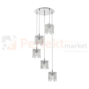 Froze lampa wisząca P0509-05D-B5AC 5xG9 szklana Zuma Line