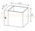 Lampa ścienna led oświetlenie_led kinkiet lampa_scienna wymiary rozmiar rozmiary cube kwadratowy transfer wl 90842 black wall Zuma Line perfektmarket.jpg