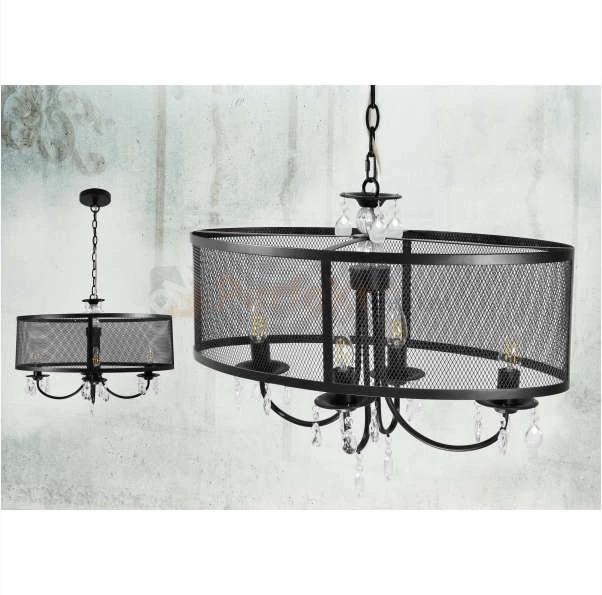 lampa-wiszaca-4x12W E14 industrial design czarna srebrna oświetlenie_led led-bresso-310552 -polux-perfektmarket.jpg