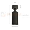Spot MICA BLACK 1xGU10 ML6088