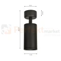 Spot MICA BLACK 1xGU10 ML6088