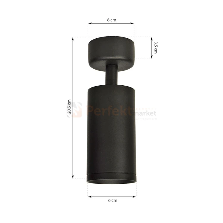 Spot MICA BLACK 1xGU10 ML6088