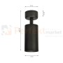 Spot MICA BLACK 1xGU10 ML6088