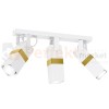 Lampa sufitowa VIDAR WHITE/GOLD 3xGU10 MLP6274