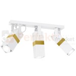 Lampa sufitowa VIDAR WHITE/GOLD 3xGU10 MLP6274