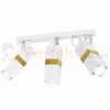 Lampa sufitowa VIDAR WHITE/GOLD 3xGU10 MLP6274