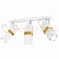 Lampa sufitowa VIDAR WHITE/GOLD 3xGU10 MLP6274
