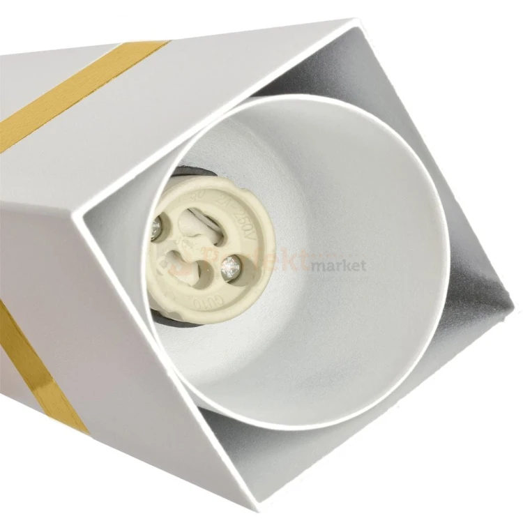 Lampa sufitowa VIDAR WHITE/GOLD 3xGU10 MLP6274