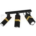 Lampa sufitowa VIDAR BLACK/GOLD 3xGU10 MLP6278