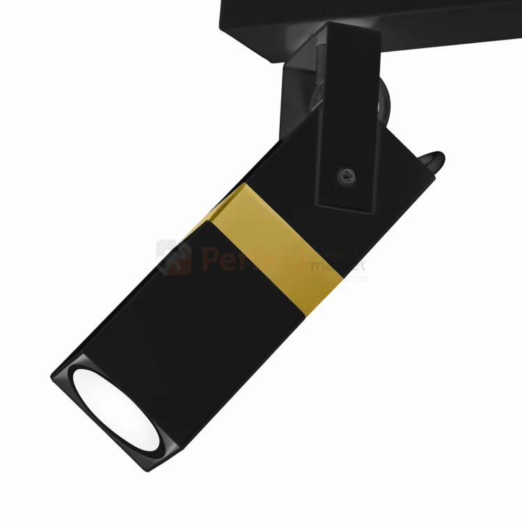 Lampa sufitowa VIDAR BLACK/GOLD 3xGU10 MLP6278