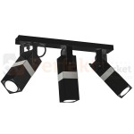 Lampa sufitowa VIDAR BLACK/CHROME 3xGU10 MLP6286