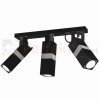 Lampa sufitowa VIDAR BLACK/CHROME 3xGU10 MLP6286