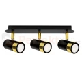 Lampa sufitowa DANI BLACK/GOLD 3xGU10 MLP6238