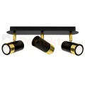 Lampa sufitowa DANI BLACK/GOLD 3xGU10 MLP6238