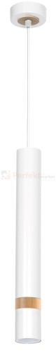 Lampa wisząca JOKER WHITE/WOOD 1xGU10 MLP6301