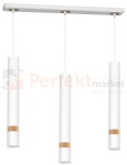 Lampa wisząca JOKER WHITE/WOOD 3xGU10 MLP6302