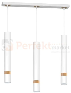 Lampa wisząca JOKER WHITE/WOOD 3xGU10 MLP6302