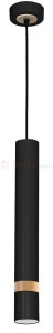 Lampa wisząca JOKER BLACK/WOOD 1xGU10 MLP6305