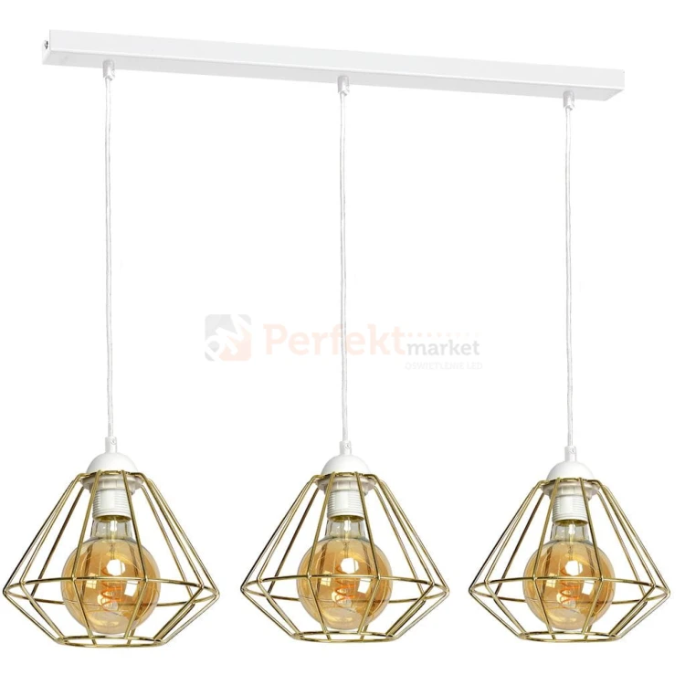 Lampa wisząca LUPO WHITE/GOLD 3xE27 MLP6267