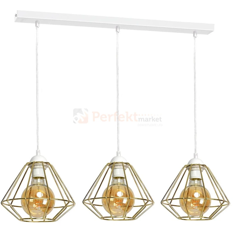 Lampa wisząca LUPO WHITE/GOLD 3xE27 MLP6267