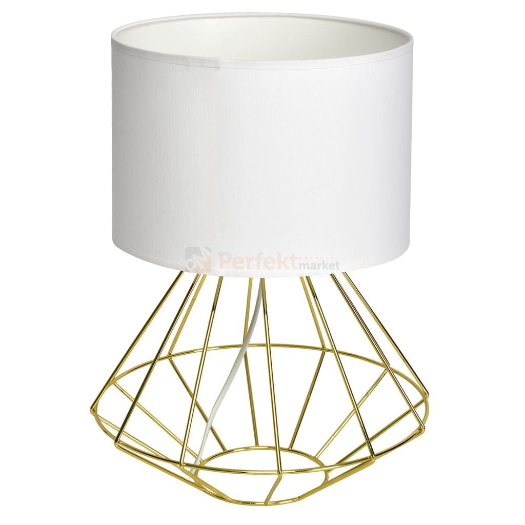 Lampa stojąca LUPO WITE/GOLD 1xE27 MLP6268