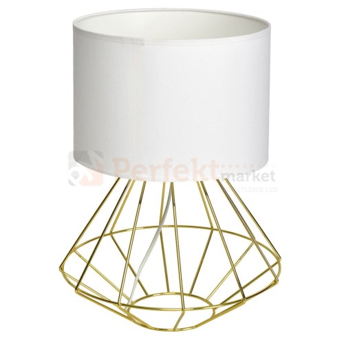 Lampa stojąca LUPO WITE/GOLD 1xE27 MLP6268