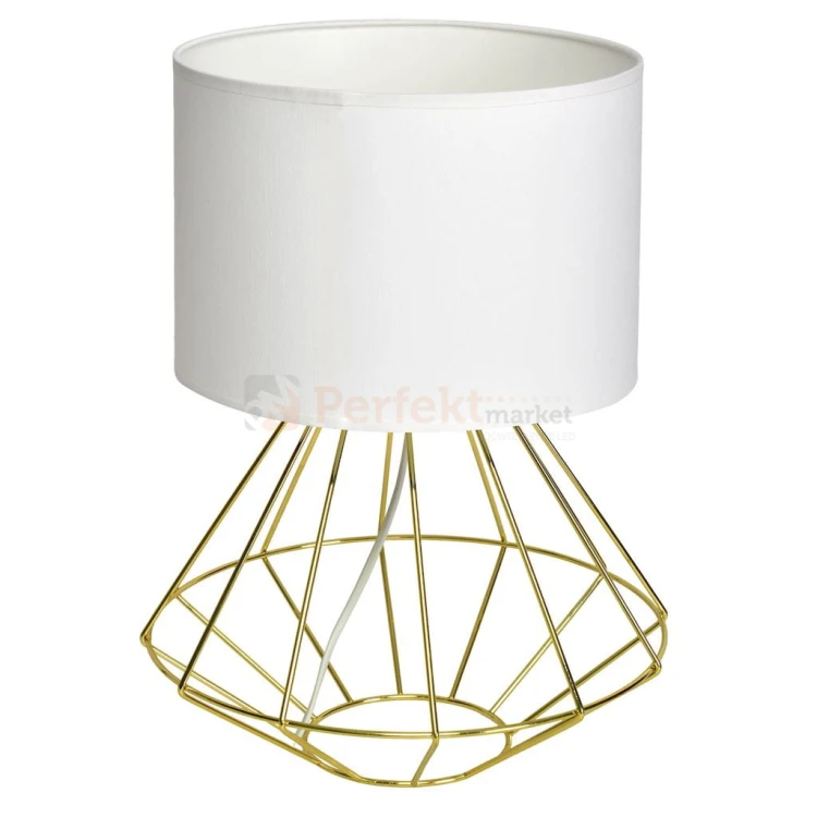 Lampa stojąca LUPO WITE/GOLD 1xE27 MLP6268