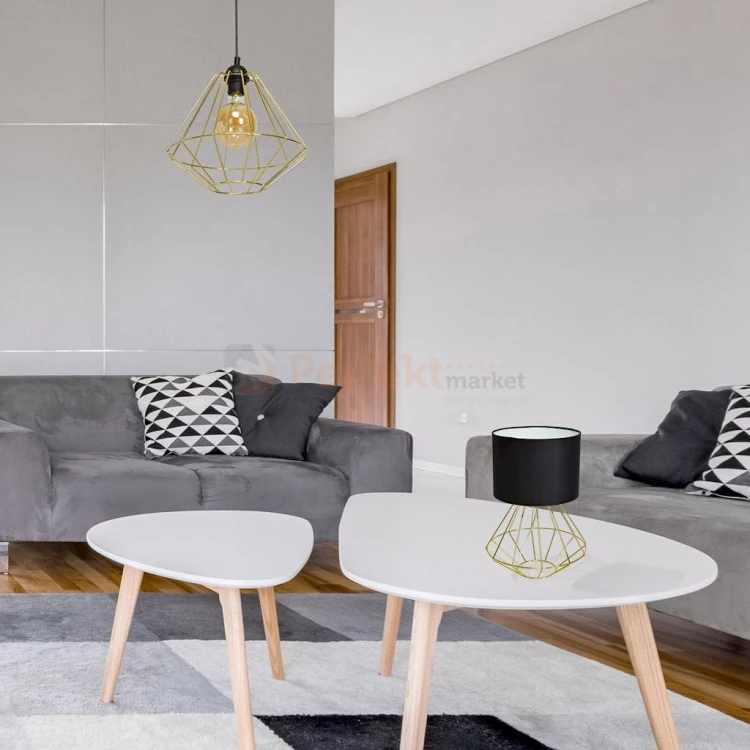 Lampa stojąca LUPO BLACK/GOLD 1xE27 MLP6272