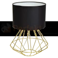 Lampa stojąca LUPO BLACK/GOLD 1xE27 MLP6272